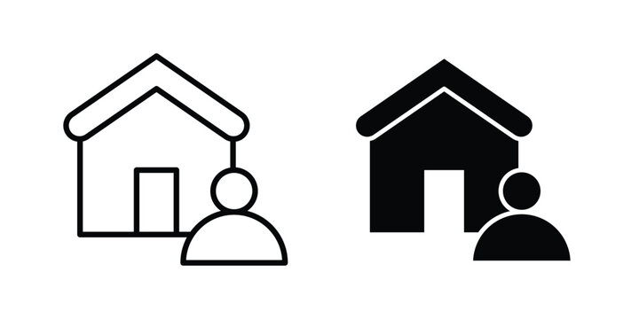 Tenant icon graphic design symbols vector illustration