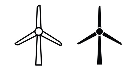 Wind turbine icon graphic design symbols vector illustration © Warpiya