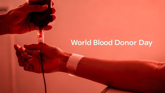 Suitable for medical presentations, blood donation campaigns, and educational materials. Illustrates the process and equipment used in blood collection.
