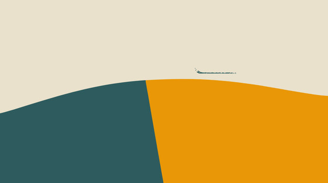 Fragmented pie chart with unclear labels and a beige background