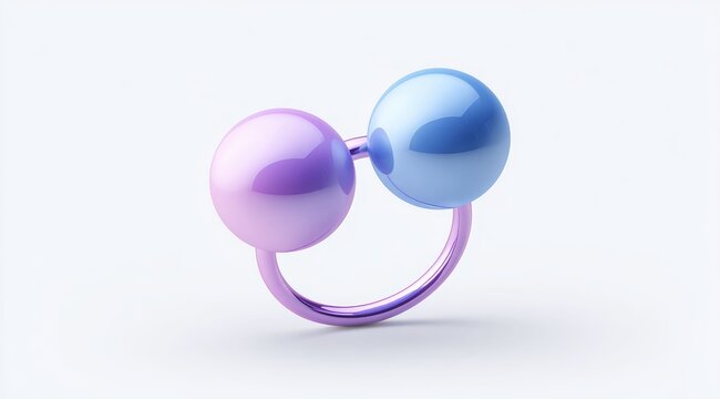 Surreal abstract spheres floating in imaginative arrangements, blending maximal and artistic styles for unique creative visuals.