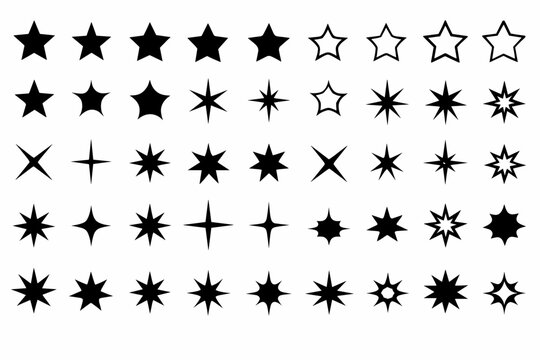 Star Grid Silhouette Collection