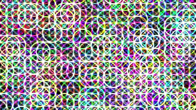 abstract seamless pattern with circles. colorful circle bacground motion video