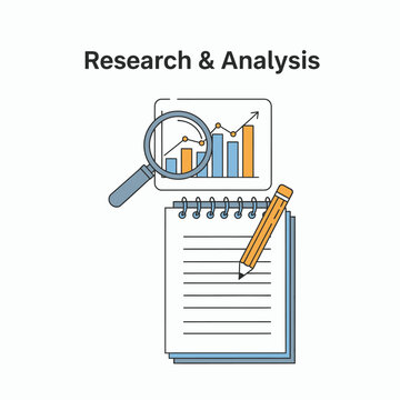 Business Research and Analysis Concept.