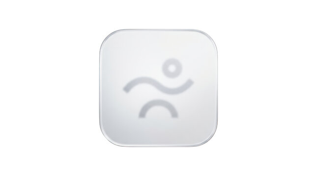 Gray swimming icon on a transparent background for design projects