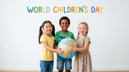 Pure Joy on World Children's Day
Happy Kids Celebrating World Children's Day
Bright Smiles for International Children's Day
The Innocent Laughter of Childhood