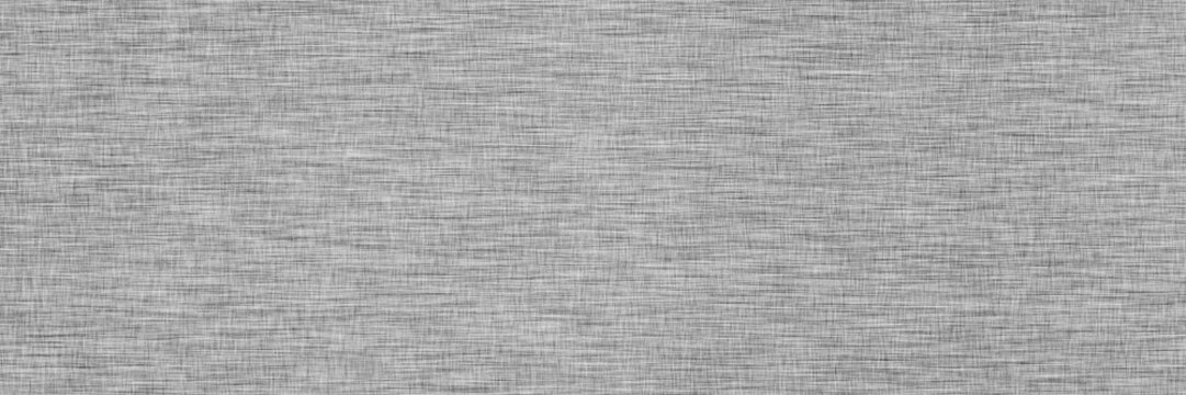 Light Grey Linen Fabric Texture Banner, Mottled Charcoal Gray Canvas Pattern, Solid Textured Textile Cross Hatch Panoramic Background for Web Header Design