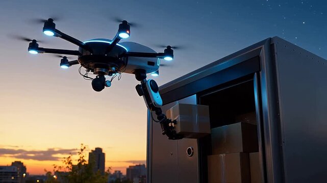 Autonomous Delivery: Drone and Smart Locker Synergy