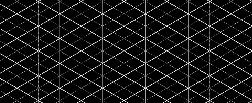 Architect isometric grid blueprint template with millimeter paper style, thin geometric lines and engineering texture.