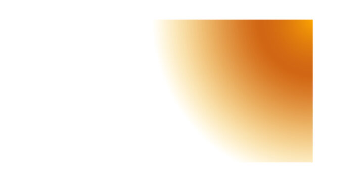 Orange gradient transparent background abstract rectangular shape