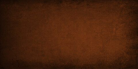 Naklejka premium Dark brown grunge texture background with subtle gradient effect.