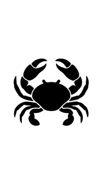 vector illustration of a crab 