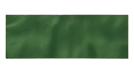 Obraz premium Textured olive green fabric isolated on a transparent background