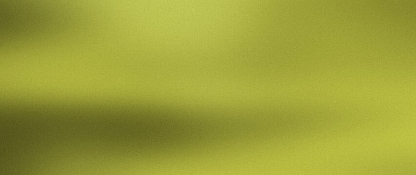 Grainy smooth flow background in yellow, chartreuse hues with soft light for wide site banner of creative agency.