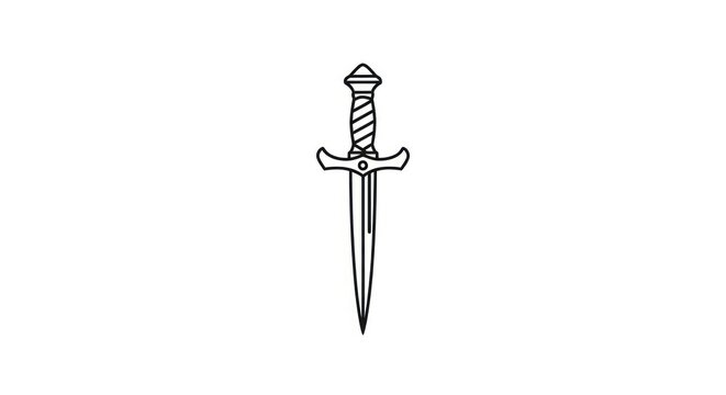 Dagger weapon sword blade sharp metal.