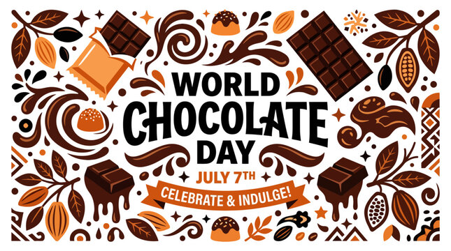 World Chocolate Day July 7th Celebrate & Indulge - Delicious Chocolate Art