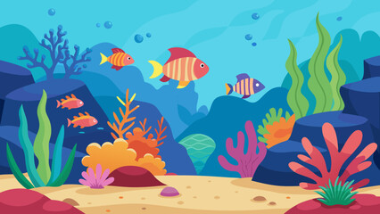 Tropical Coral Reef Landscape © Nayon Chandro Barmon