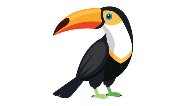 Toucans bird clipart vector illustration