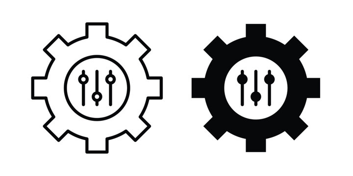 Mass customization icon for Graphic Design Projects. EPS10