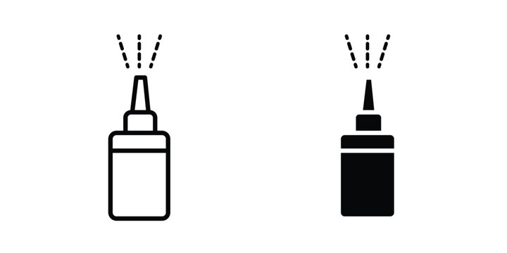 Nasal spray icon for Graphic Design Projects. EPS10