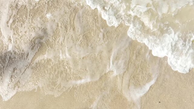 Tropical Nature sand sea and summer sea water with beautiful bright sunlight. Perfect for summer vacation and travel background	