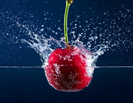 cherry in water
