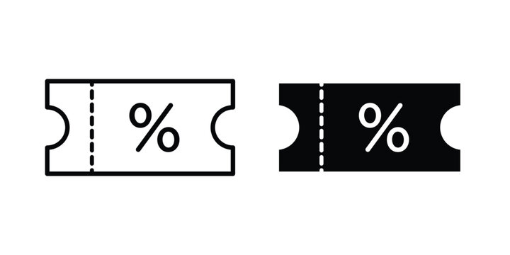 Promo code icon for Graphic Design Projects. EPS10