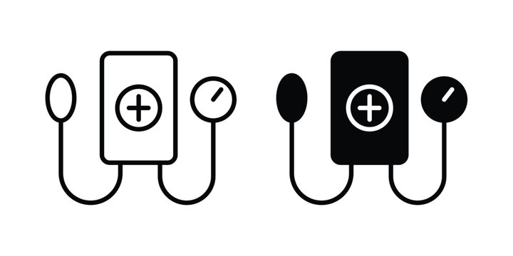 Tonometer icon for Graphic Design Projects. EPS10