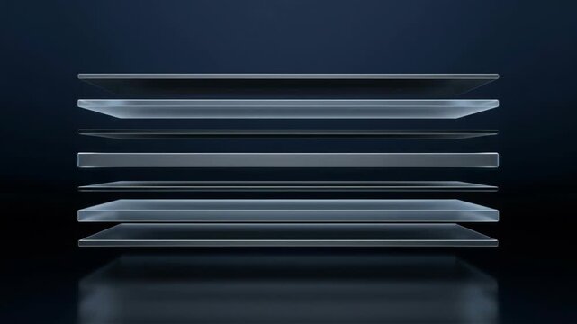 Quantum Layer Stack Abstract Glass Platform Design