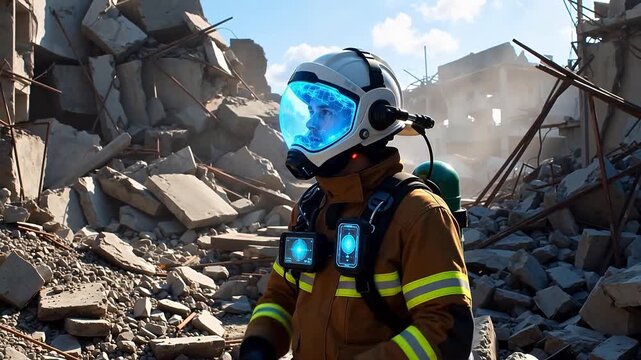 Brain-Machine Interface in Earthquake Rescue: Searching for Survivors