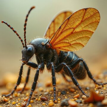 This appears to be a birch sawfly (Cimbex femoratus), a large, robust species of sawfly belonging to the family Cimbicidae