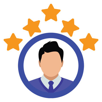 Expertise icon vector illustration representing professional skills knowledge and specialization in modern business design style