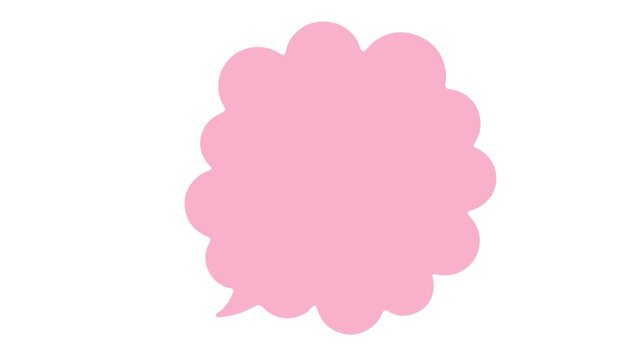 吹き出しアニメーション