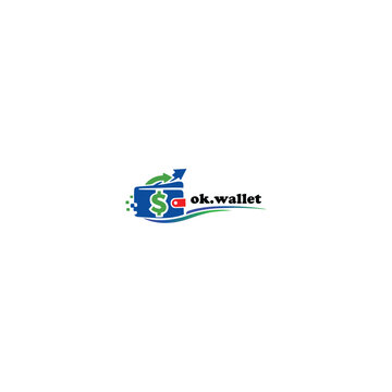 Wallet logo vector image illustration.