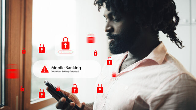 Warning about scam call SMS message regarding mobile banking issues