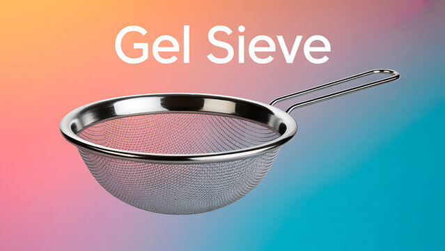 Stainless steel kitchen sieve strainer with handle for food preparation  kitchen utensil for draining liquids