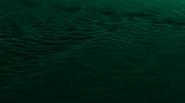 Calm dark green water surface with gentle ripples