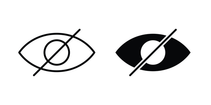 Sensitive content icon. Linear icon collection. flat black icons
