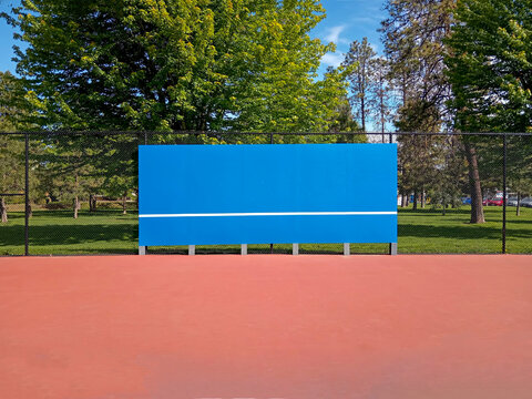 Tennis Practice Wall Rebounder Backboard City Park