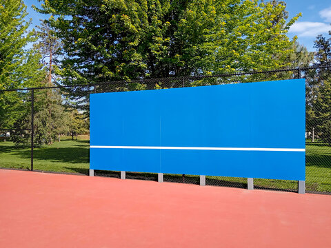 Tennis Practice Wall Rebounder Backboard City Park