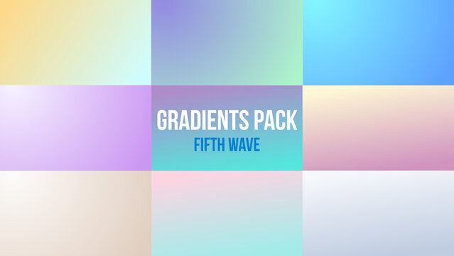 10 Gradient Backgrounds with color control	
