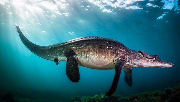 Mosasaurus Dinosaur Aquatic Squamate Reptile