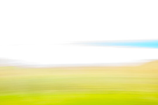 White top portion copy-space above minimalist green and blue tones lower background blur with white top portion copy-space
