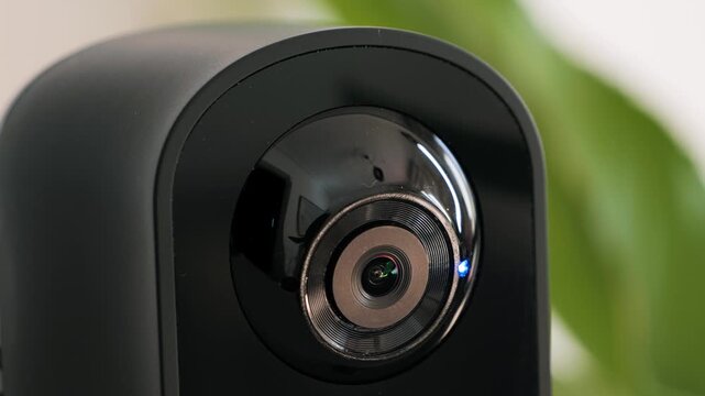 IP security camera for residential properties. Smart home and security concept. High quality 4k footage