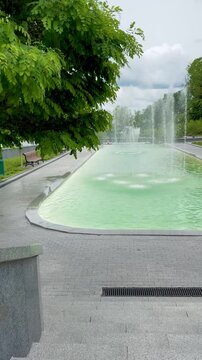 fountain in the park