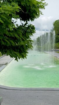 fountain in the park