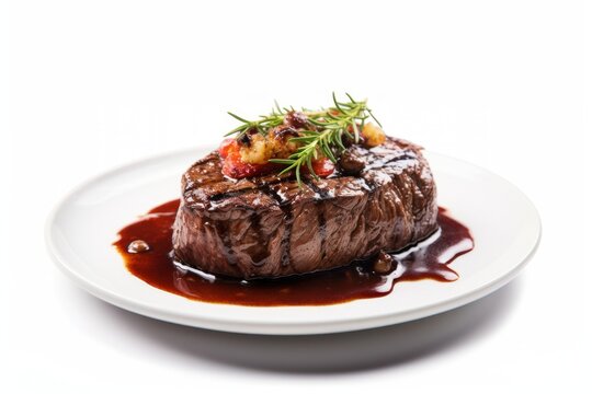 Beef steak food meat.