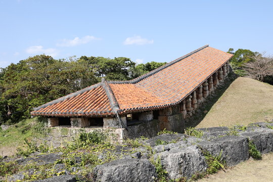 日本の沖縄県の読谷村 やちむんの里