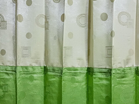 Green Curtain Pattern