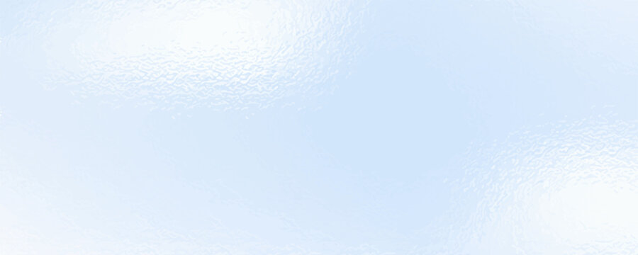 Soft Blue light foil glass texture background. Abstract gradient bright light reflection and shiny rough texture surface. Glass effect background